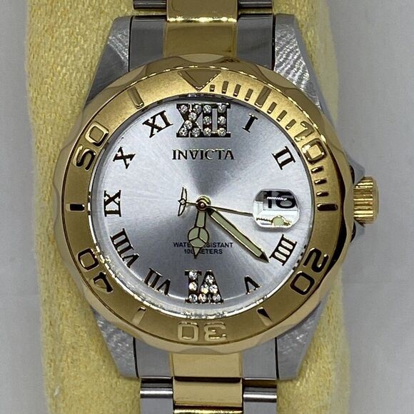 Invicta Pro Diver 12852 Women's Stainless Steel Analog Dial Quartz Watch NI12 - Picture 3 of 12